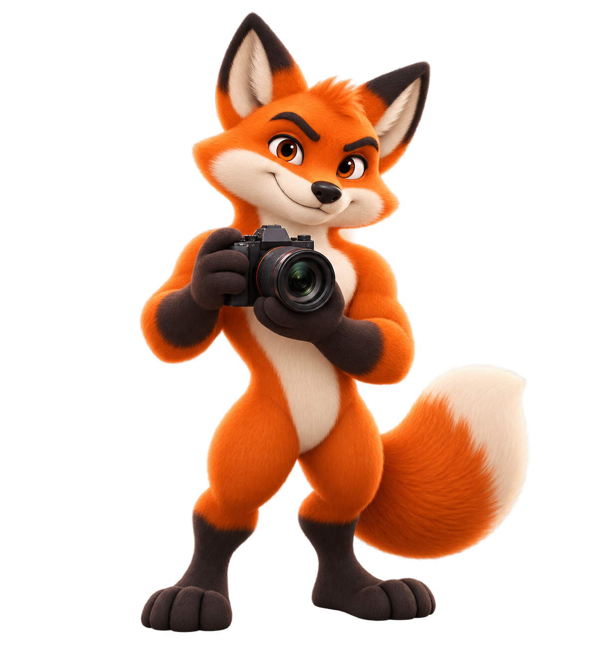 Raposa da Inovvus pronta para fotografar